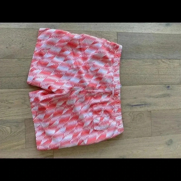 Onia men’s swim trunks orange white size 38 - Picture 8 of 8